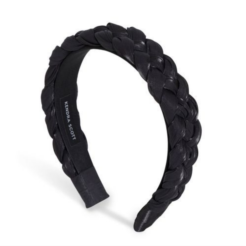 NWOT Kendra Scott Braided Headband in Black